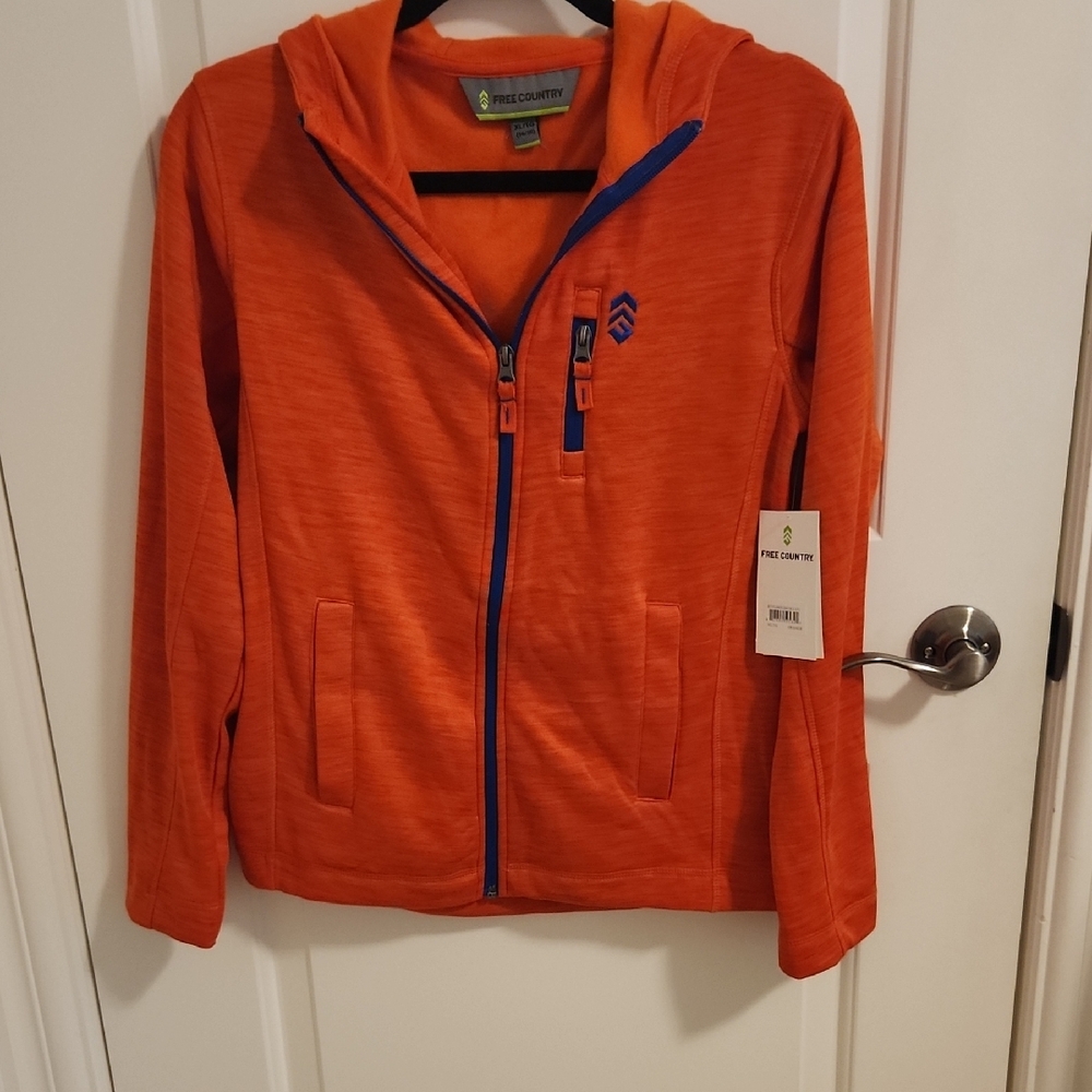 Free Country Kids Orange Hoodie